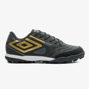 Chuteira Society Umbro Pro 5 Bump Club Preta/Dourado